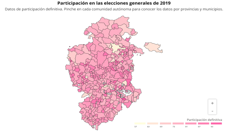 Burgos - Participación en las elecciones generales de 2019
